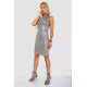 Сукня однотонна, колір сірий, 244R312