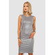 Сукня однотонна, колір сірий, 244R312