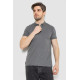 Поло мужское однотонное, цвет темно-серый, 244R2121
