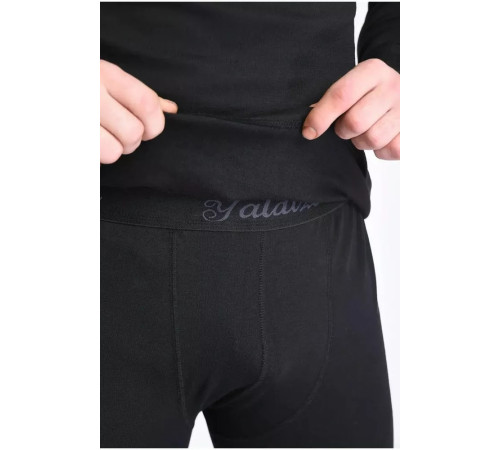 Термобілизна чоловіча утеплена, колір чорний, 131R153108