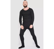 Термобілизна чоловіча утеплена, колір чорний, 131R153108