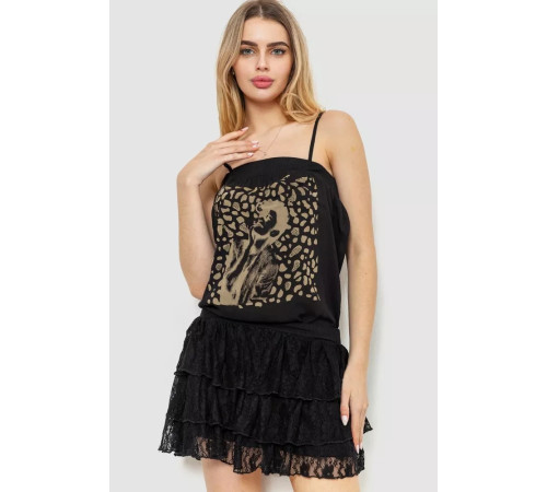 Сарафан, цвет черный, 244R032