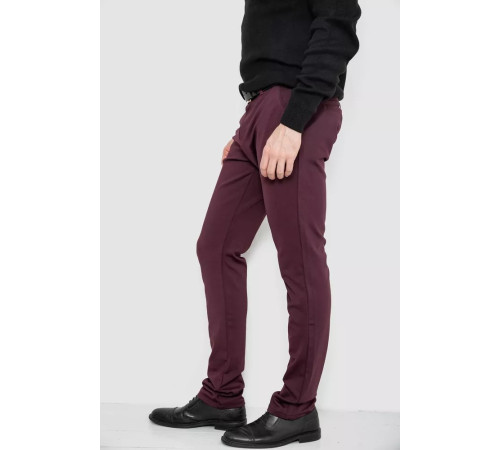 Брюки мужские, цвет бордовый, 244RV5-1.