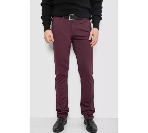 Брюки мужские, цвет бордовый, 244RV5-1.