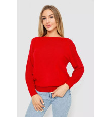 Женская кофта с манжетами, цвет красный, 244R999