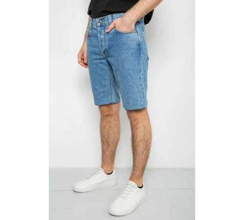 Шорти чоловічі джинсові, колір темно-блакитний, 238R2023-1