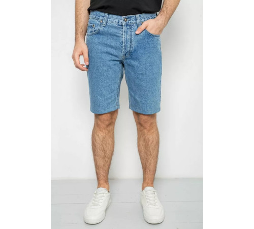 Шорти чоловічі джинсові, колір темно-блакитний, 238R2023-1