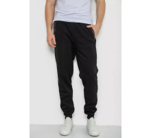 Спортивні штани чоловічі на флісі, колір чорний, 244R41329