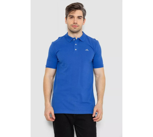 Поло мужское котоновое, цвет электрик, 247R305