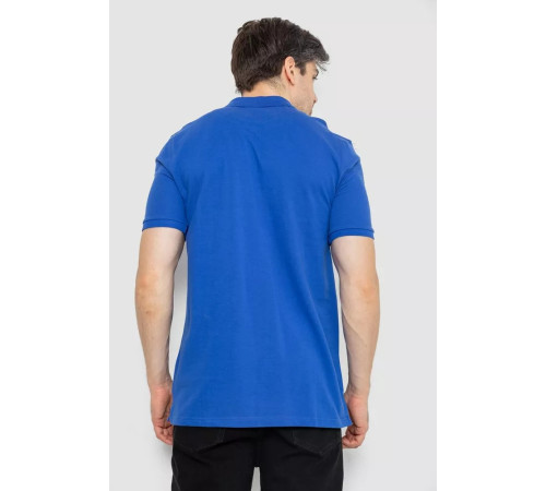 Поло мужское котоновое, цвет электрик, 247R305