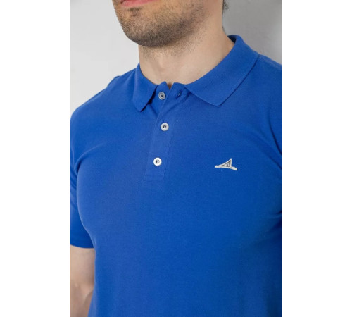 Поло мужское котоновое, цвет электрик, 247R305