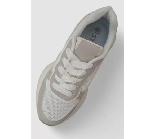 Кросівки жіночі, колір біло-сірий, 248RXM110