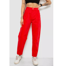 Джинсы женские, цвет красный, 182R1621.