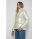 Куртка жіноча демісезонна плащівка, колір молочний, 243R2022-2