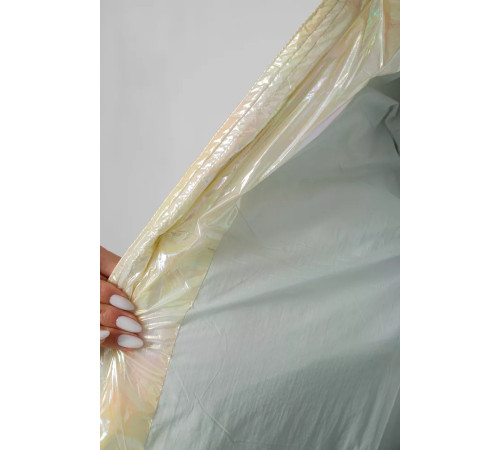 Куртка жіноча демісезонна плащівка, колір молочний, 243R2022-2