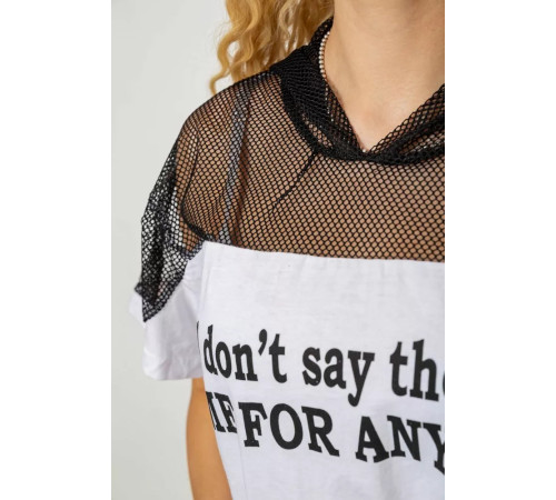 Женская пижама с принтом, цвет белый, 243R1600-024-2