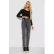 Джинсы женские МОМ, цвет темно-серый, 244R3295