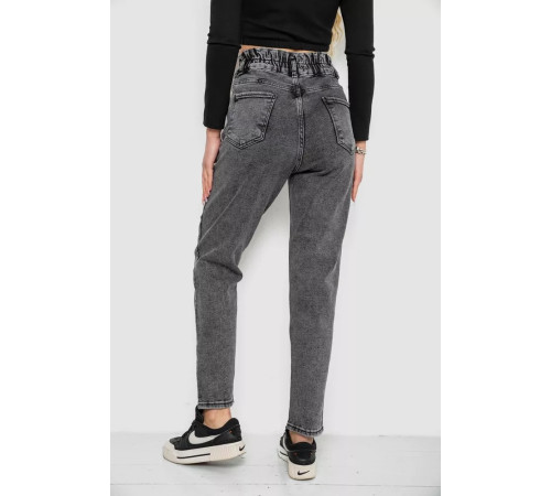 Джинсы женские МОМ, цвет темно-серый, 244R3295