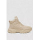 Кросівки жіночі зимові на хутрі, колір бежевий, 248RDM01