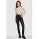 Джинси жіночі стрейч, колір чорний, 244RM017