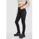 Джинси жіночі стрейч, колір чорний, 244RM017