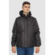Куртка мужская демисезонная с капюшоном, цвет черный, 214R22015
