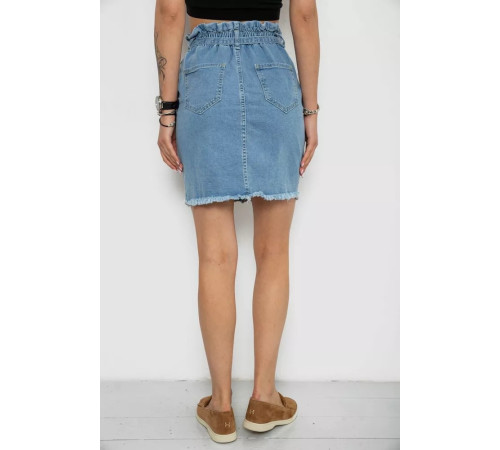 Спідниця жіноча джинсова, колір блакитний, 182R1484