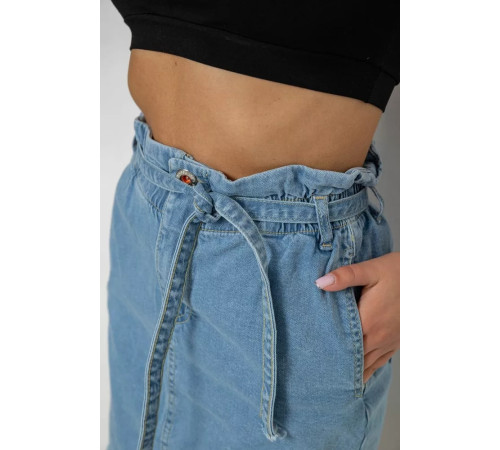 Спідниця жіноча джинсова, колір блакитний, 182R1484