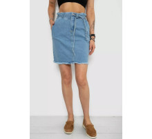 Спідниця жіноча джинсова, колір блакитний, 182R1484