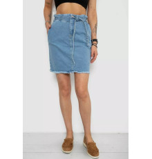 Спідниця жіноча джинсова, колір блакитний, 182R1484