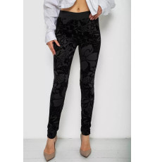 Лосины однотонные, цвет черный, 238R327-4