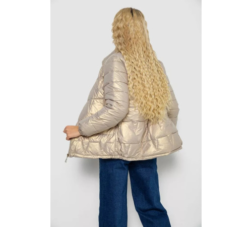Куртка жіноча демісезонна, колір бежевий, 243R005