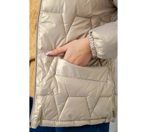 Куртка жіноча демісезонна, колір бежевий, 243R005