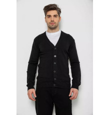 Кофта чоловіча на ґудзиках, колір чорний, 238R18004