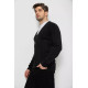 Кофта мужская на пуговицах, цвет черный, 238R18004.
