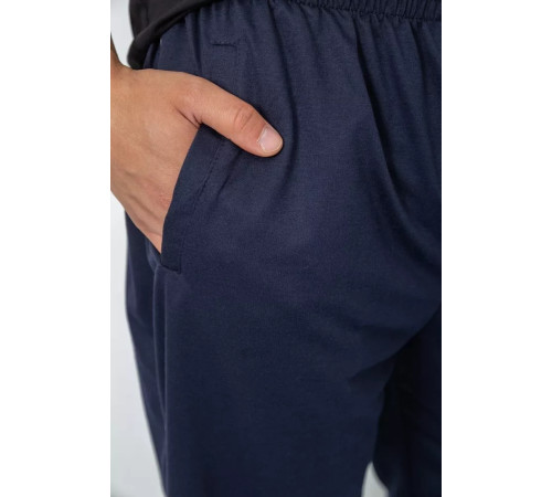 Спорт штани чоловічі, колір темно-синій, 244R0668