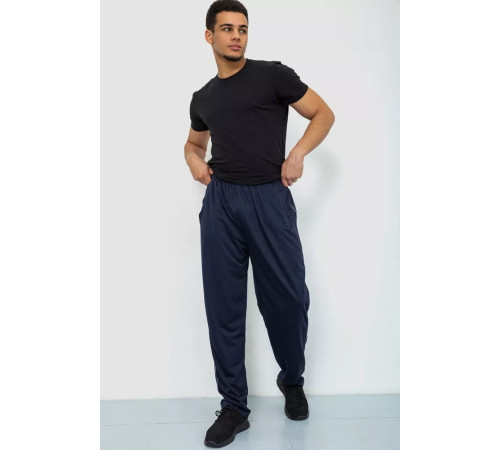 Спорт штани чоловічі, колір темно-синій, 244R0668