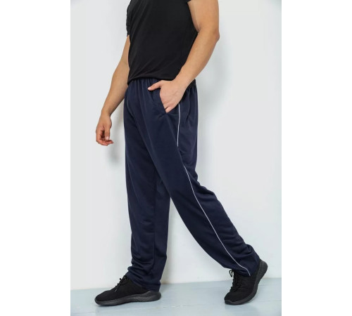 Спорт штани чоловічі, колір темно-синій, 244R0668