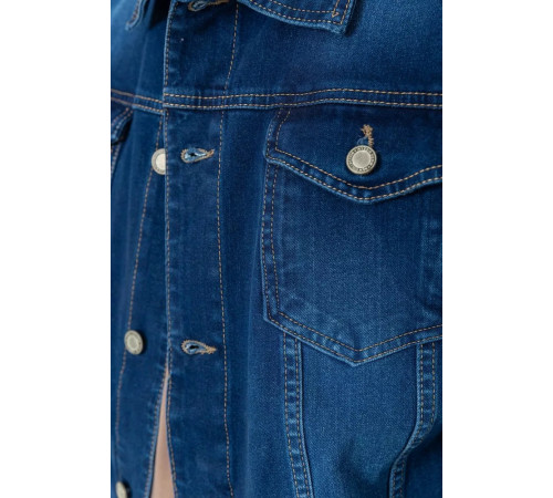 Джинсова куртка чоловіча, колір синій, 157R0110