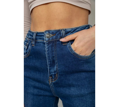 Джинси жіночі стрейч, колір синій, 238R7026