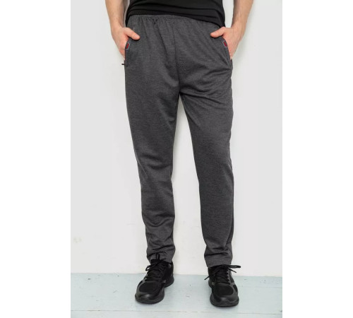 Спорт чоловічі штани, колір темно-сірий, 244R41623
