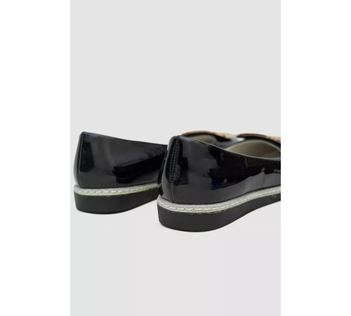 Туфли детские лаковые, цвет черный, 243RG067-9