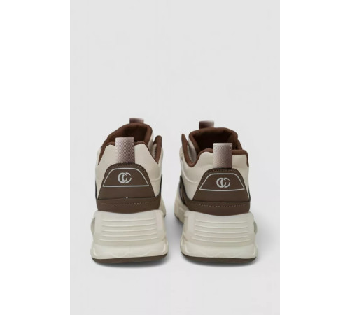 Кросівки чоловічі демісезонні, колір бежево-коричневий, 243RHK08