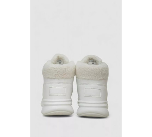 Кросівки жіночі зимові на хутрі, колір білий, 248RCX657