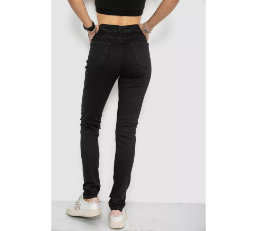 Джинсы женские, цвет черный, 182R4671