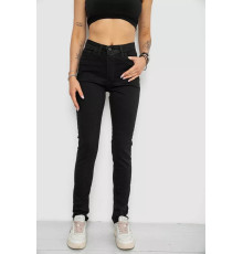 Джинси жіночі, колір чорний, 182R4671