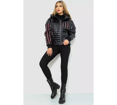 Куртка женская демисезонная, цвет черный, 102R5222
