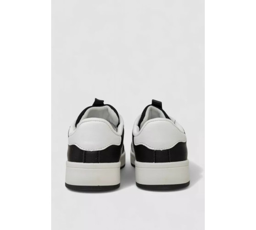 Кроссовки женские кожа, цвет черно-белый, 248RJH900-2