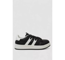 Кросівки жіночі шкіра, колір чорно-білий, 248RJH900-2