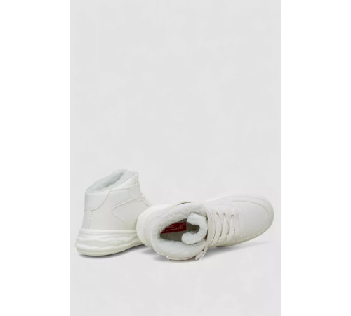 Кросівки жіночі зимові на хутрі, колір білий, 248RCX686